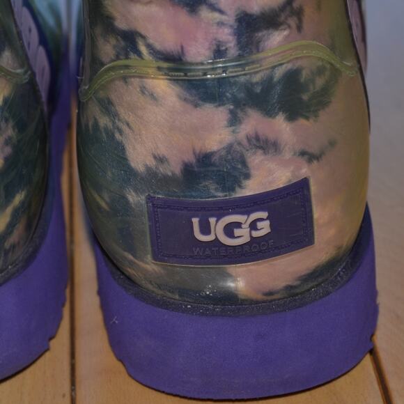 UGG SAMPLE Clear Marble Waterproof Winter Boots Size 7 - Picture 8 of 8